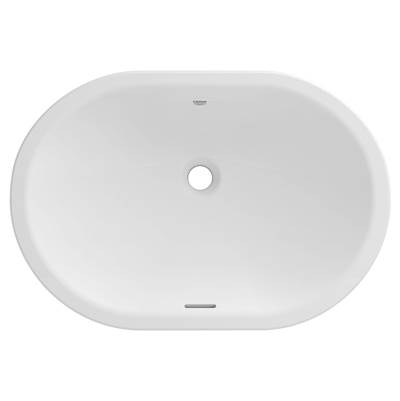 Grohe Essence Under Counter 24 Bathroom Sink in Alpine White