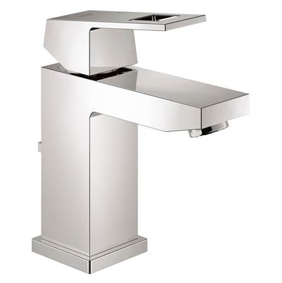 Grohe Eurocube Single Hole Bathroom Faucet - Single Handle - S-Size - 1.2 GPM in Chrome