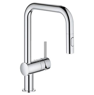 Grohe Minta Pull-Down Kitchen Faucet - Single Handle - Dual Spray - 1.75 GPM in Chrome