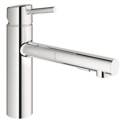 Grohe Concetto Pull-Out Kitchen Faucet - Single Handle - Dual Spray - 1.5 GPM in Chrome