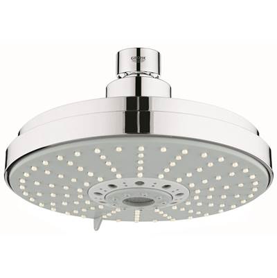 Grohe Rainshower 160 Shower Head - 6-1/4" - 4 Sprays - 2.5 GPM in Chrome