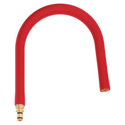 Grohe GrohFlexx Kitchen Hose Spout in Rsh Red