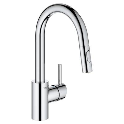 Grohe Concetto Single-Handle Pull-Down Bar Faucet - 1.75 GPM in Chrome