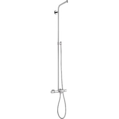 Hansgrohe Crometta Showerpipe - With Tub Filler Without Shower Components in Chrome