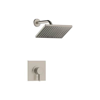 Hansgrohe Vernis Shape Pressure Balance Shower System Kit - 2.5 GPM in Brushed Nickel