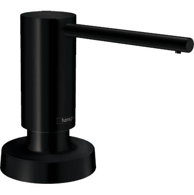Hansgrohe Modern Soap Dispenser in Matte Black