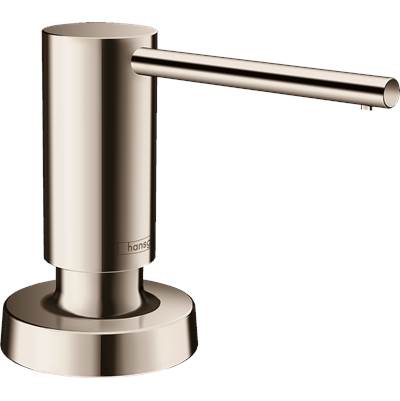 Hansgrohe Modern Soap Dispenser in Polished Nickel