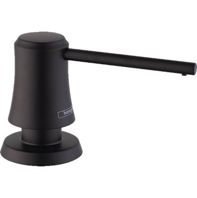 Hansgrohe Transitional Soap Dispenser in Matte Black