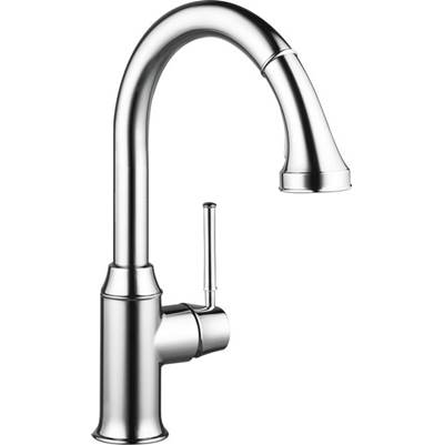 Hansgrohe Talis C High-Arc Kitchen Faucet - 2-Spray Pull-Down - 1.75 GPM in Chrome