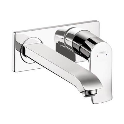 Hansgrohe Metris Wall Mount Bathroom Sink Faucet - Single-Handle - 1.2 GPM in Chrome