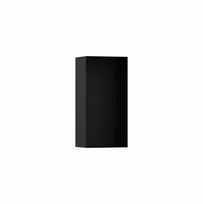 Hansgrohe XtraStoris Minimalistic Wall Niche - Frameless - 12" x 6" x 4" in Matte Black
