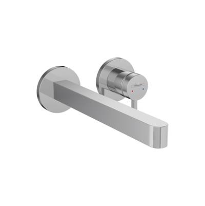 Hansgrohe Finoris Wall-Mounted Single-Handle Bathroom Sink Faucet Trim - 1.2 GPM in Chrome
