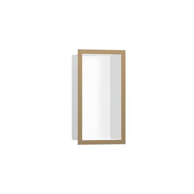 Hansgrohe XtraStoris Individual Wall Niche - 12"x6"x4" in Brushed Bronze