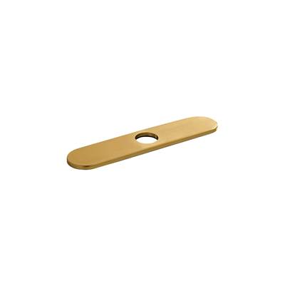 Hansgrohe Base Plate for Single-Hole Kitchen Faucet - 10'' in Brushed Gold Optic
