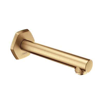 Hansgrohe Locarno Tub Spout in Brushed Bronze