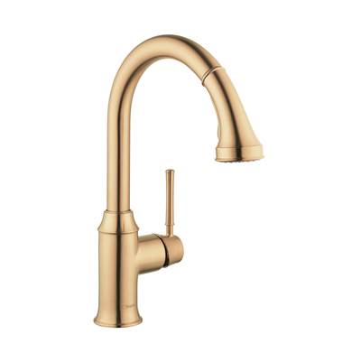 Hansgrohe Talis C High-Arc Kitchen Faucet - 2-Spray Pull-Down - 1.75 GPM in Brushed Bronze