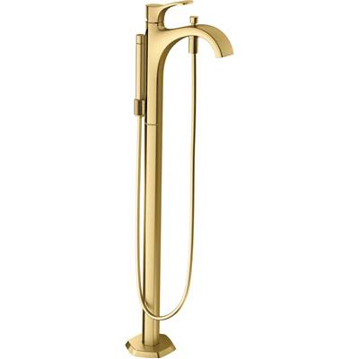 Hansgrohe Locarno Freestanding Tub Filler - 1.75 GPM in Brushed Gold Optic