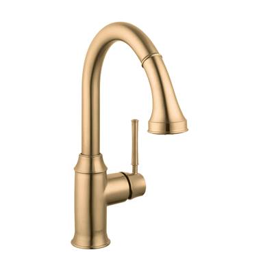 Hansgrohe Talis C Prep Kitchen Faucet - 2-Spray Pull-Down - 1.75 GPM in Brushed Bronze
