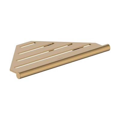 Hansgrohe AddStoris S Corner Basket in Brushed Bronze