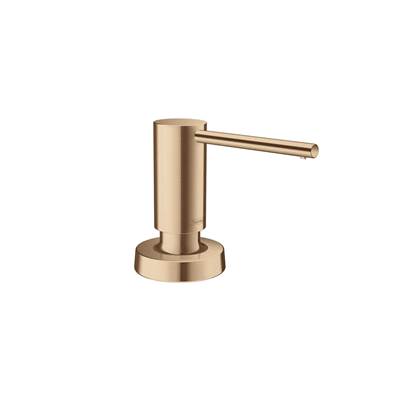 Hansgrohe Modern Soap Dispenser in Brushed Bronze