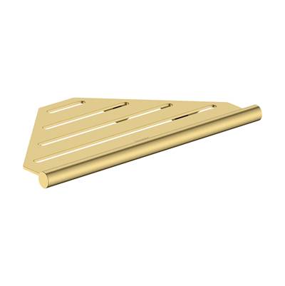 Hansgrohe AddStoris S Corner Basket in Brushed Gold Optic