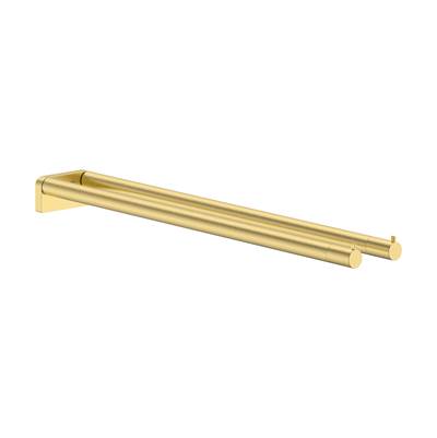 Hansgrohe AddStoris S Dual Towel Bar in Brushed Gold Optic