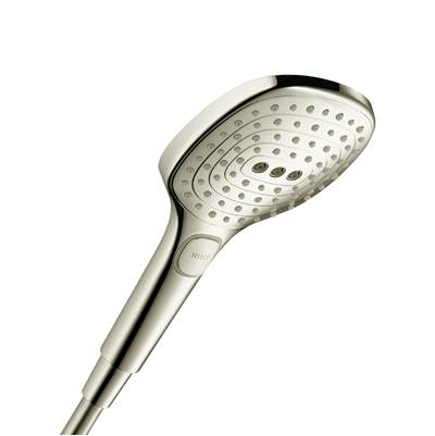Hansgrohe Raindance Select E Hand Shower 120 - 3-Jet - 2.0 GPM in Polished Nickel