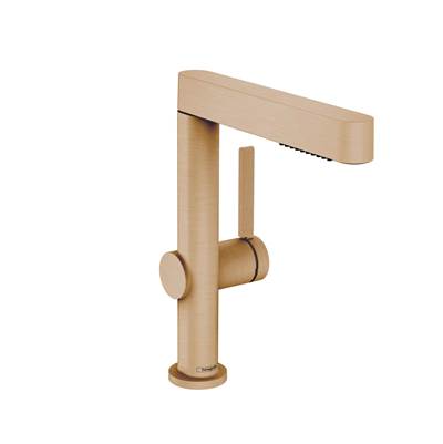 Hansgrohe Finoris Single-Hole Bathroom Sink Faucet 230 - 2-Spray Pull-Out - 1.2 GPM in Brushed Bronze