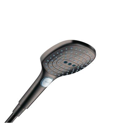 Hansgrohe Raindance Select E Hand Shower 120 - 3-Jet - 2.0 GPM in Brushed Black Chrome