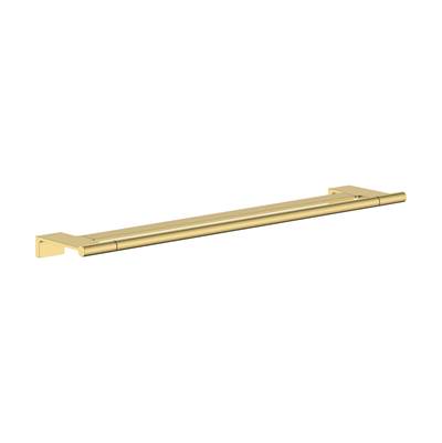 Hansgrohe AddStoris S Double Towel Bar in Brushed Gold Optic
