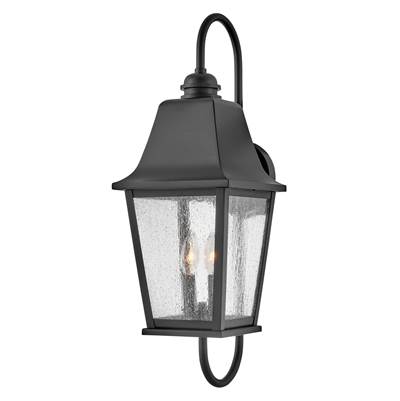 Hinkley Lighting Kingston Medium Wall Mount Lantern in Black