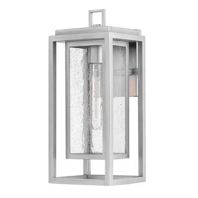 Hinkley Lighting Republic Medium Wall Mount Lantern in Satin Nickel