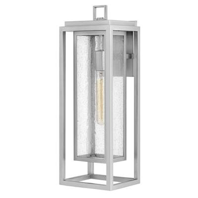 Hinkley Lighting Republic Large Wall Mount Lantern in Satin Nickel