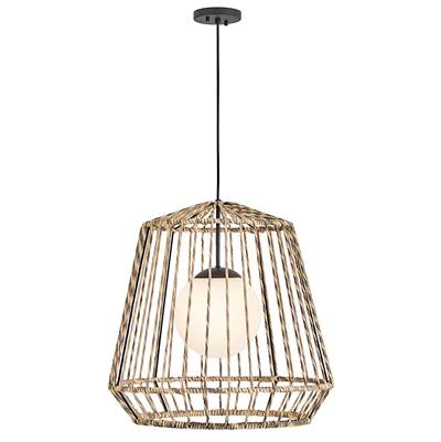 Hinkley Lighting Arlen Large Hanging Pendant - 12v in Black