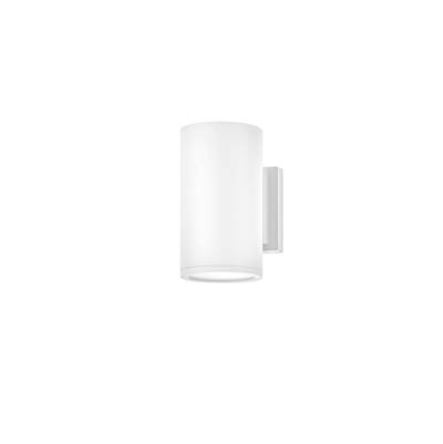 Hinkley Lighting Silo Small Down Light Wall Mount Lantern in Satin White