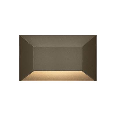 Hinkley Lighting Nuvi LED Medium Rectangular Step Light in Bronze