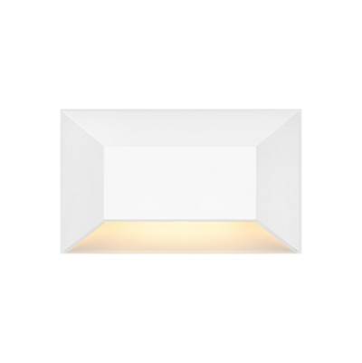 Hinkley Lighting Nuvi LED Medium Rectangular Step Light in Matte White