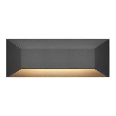 Hinkley Lighting Nuvi LED Large Rectangular Step Light in Black