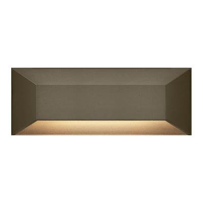 Hinkley Lighting Nuvi LED Large Rectangular Step Light in Bronze