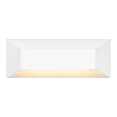 Hinkley Lighting Nuvi LED Large Rectangular Step Light in Matte White