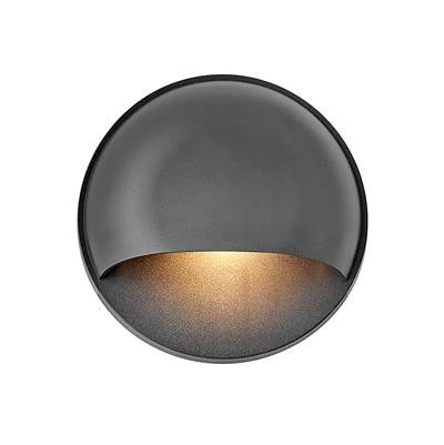 Hinkley Lighting Nuvi Round Deck Sconce in Black