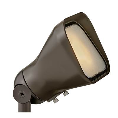 Hinkley Lighting 12w LED Flood Spot Light - Variable Output - 3000K - 12V in Bronze