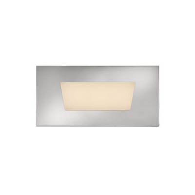 Hinkley Lighting Dash LED Flat Brick Light Small in Stainless Steel