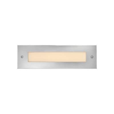 Hinkley Lighting Dash LED Flat Brick Light Large in Stainless Steel