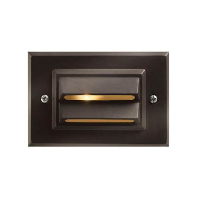 Hinkley Lighting Deck Horizontal LED Step Light in Bronze