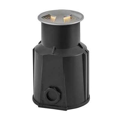 Hinkley Lighting Flare LED Quad-Directional Well Light in Stainless Steel