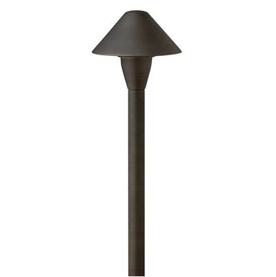 Hinkley Lighting Hardy Island 12V Mini Classic LED Path Light in Brass Satin Black