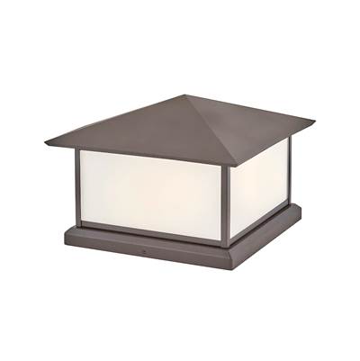 Hinkley Lighting Walter Large Pier Mount Lantern in Textured Oil Rubbed Bronze