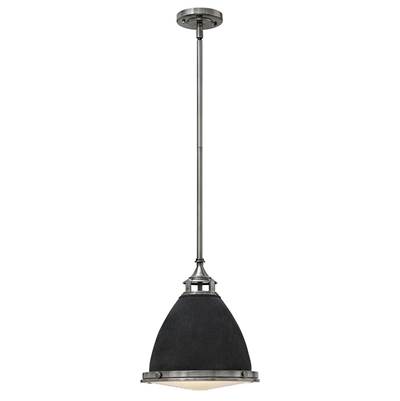 Hinkley Lighting Amelia Medium Mini Pendant - 1-Light in Aged Zinc