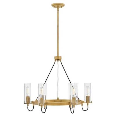 Hinkley Lighting Ryden Medium Chandelier in Heritage Brass